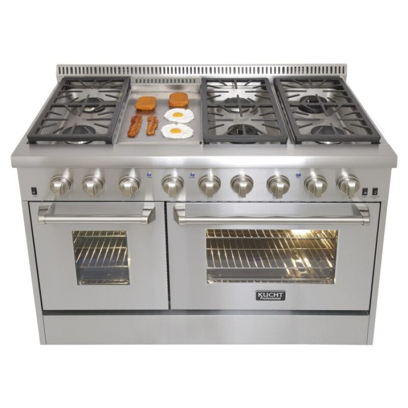 48 Freestanding DualFuel Range for Extra Large Kitchens KRD486FKLP