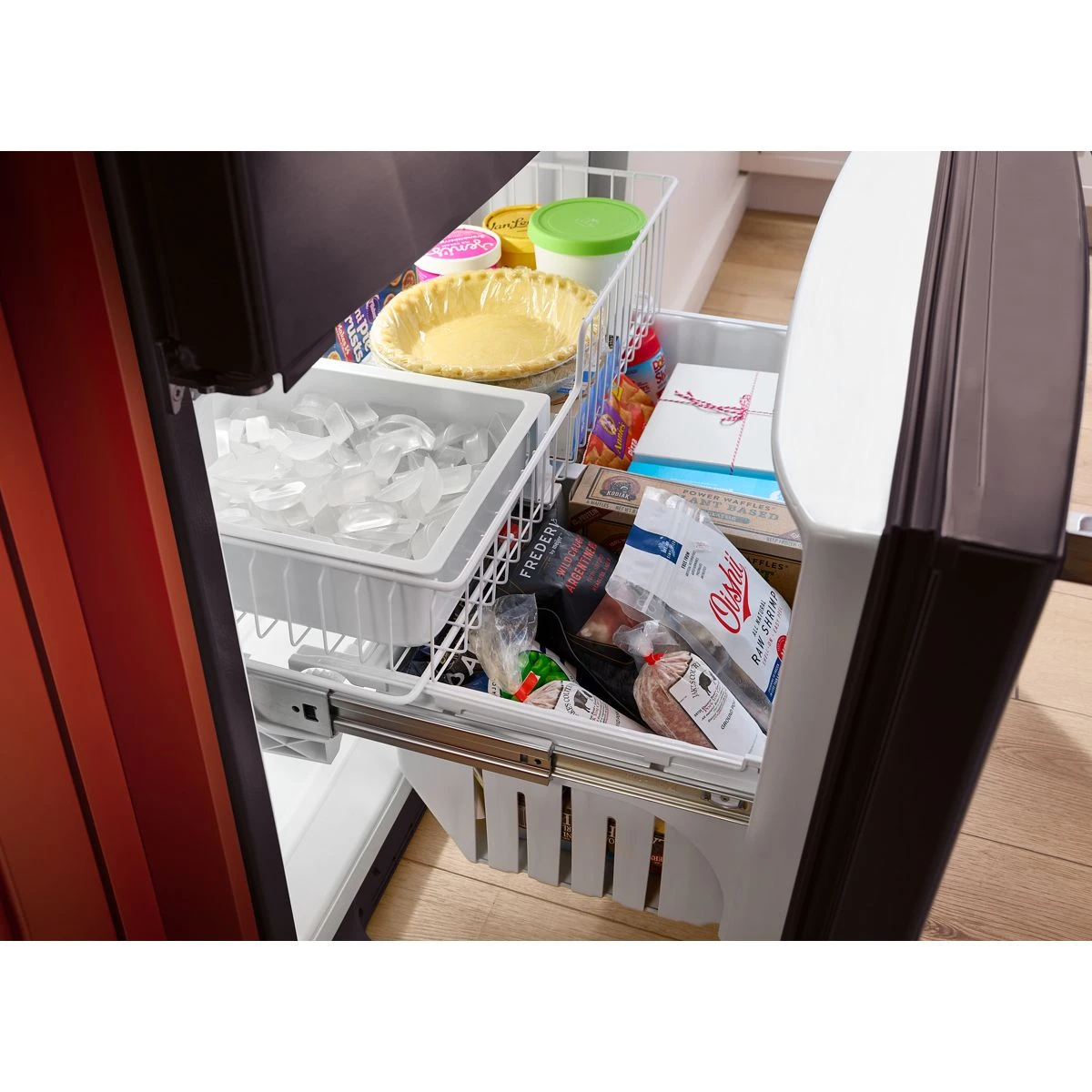 20 cu. ft. 36-Inch Width Counter-Depth French Door Refrigerator with Interior Dispense view 4