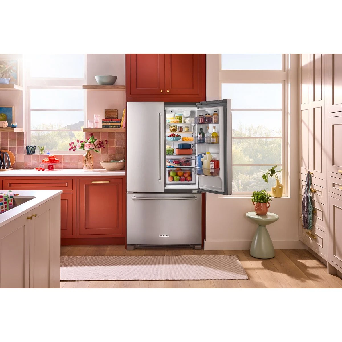 20 cu. ft. 36-Inch Width Counter-Depth French Door Refrigerator with Interior Dispense view 7