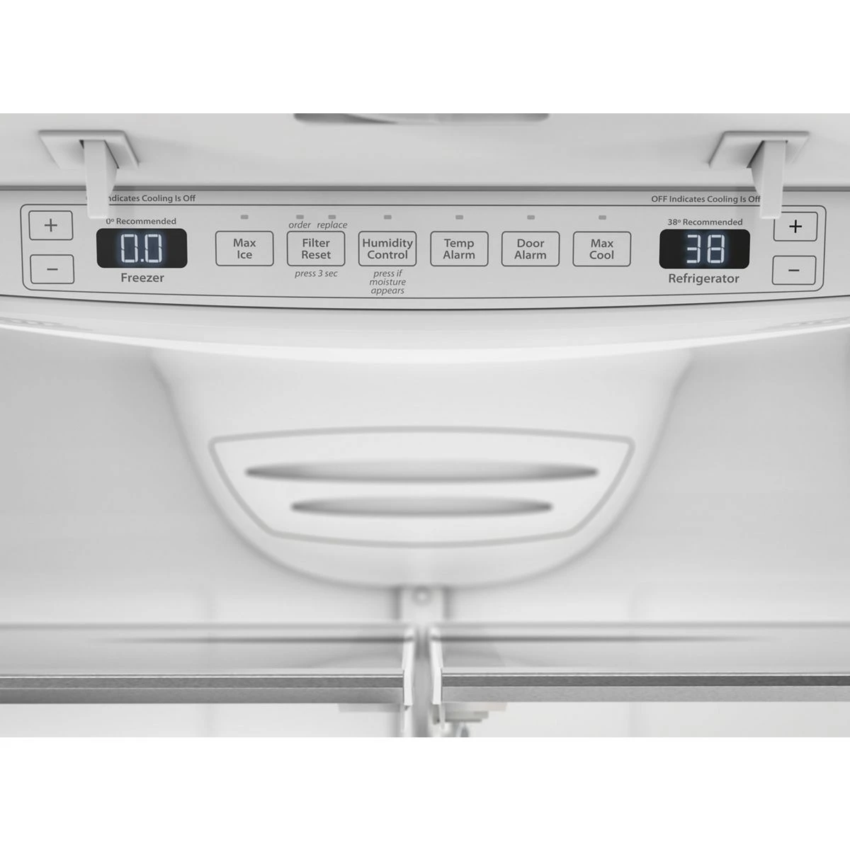 20 cu. ft. 36-Inch Width Counter-Depth French Door Refrigerator with Interior Dispense view 12