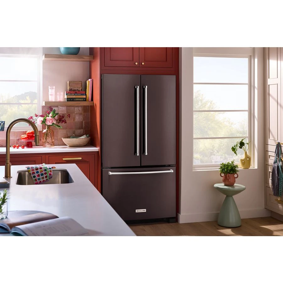20 cu. ft. 36-Inch Width Counter-Depth French Door Refrigerator with Interior Dispense view 13