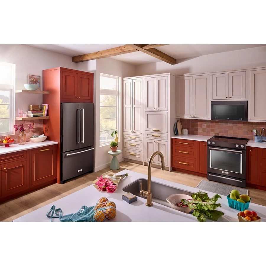 20 cu. ft. 36-Inch Width Counter-Depth French Door Refrigerator with Interior Dispense view 15
