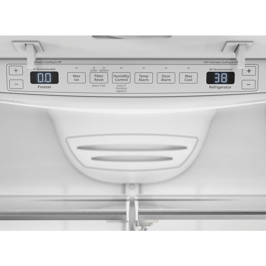 20 cu. ft. 36-Inch Width Counter-Depth French Door Refrigerator with Interior Dispense view 4