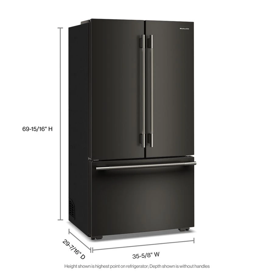Counter-depth French Door Refrigerator With Internal Water Dispenser KRFC236SBE