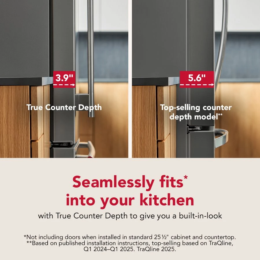 Counter-depth French Door Refrigerator With Internal Water Dispenser KRFC236SPS
