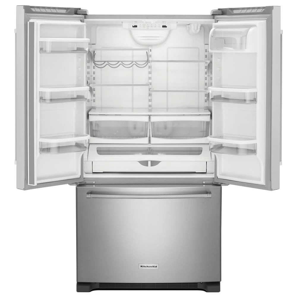 20 cu. ft. 36-Inch Width Counter-Depth French Door Refrigerator with Interior Dispense KRFC300ESS
