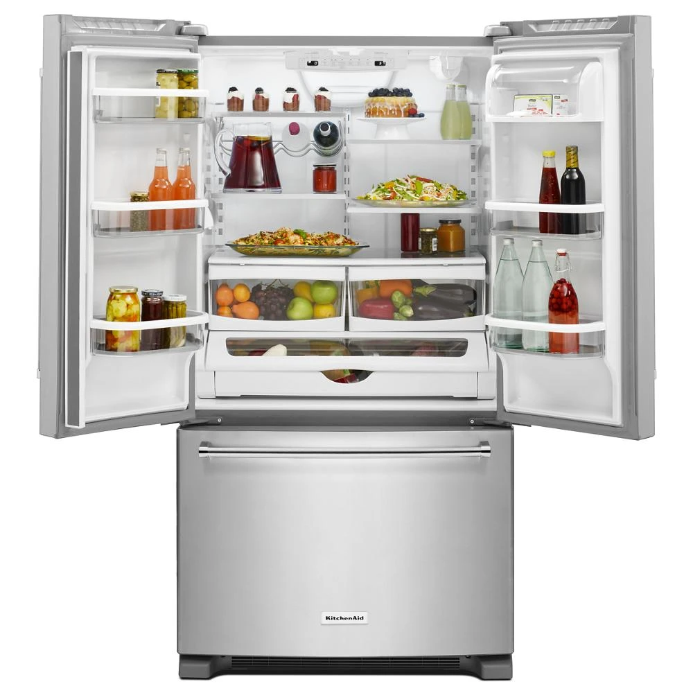 20 cu. ft. 36-Inch Width Counter-Depth French Door Refrigerator with Interior Dispense KRFC300ESS
