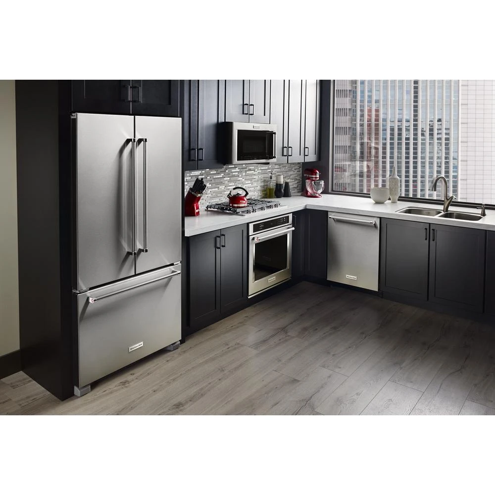 20 cu. ft. 36-Inch Width Counter-Depth French Door Refrigerator with Interior Dispense KRFC300ESS