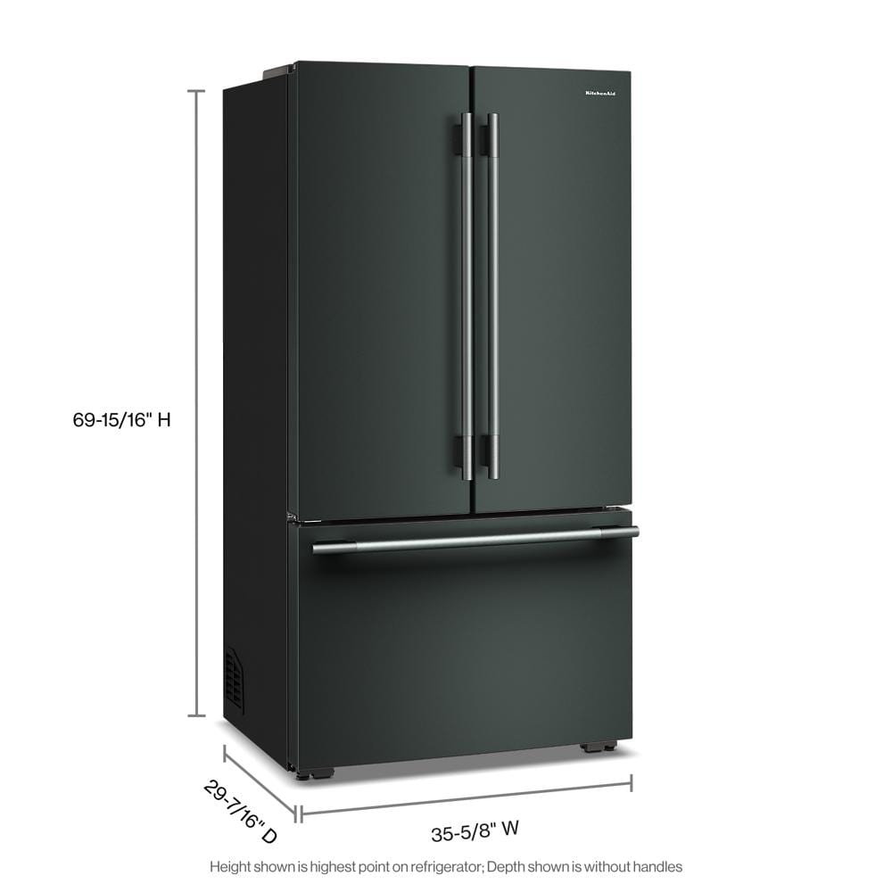 Counter-Depth French Door Refrigerator with Internal Water Dispenser KRFC336SJP