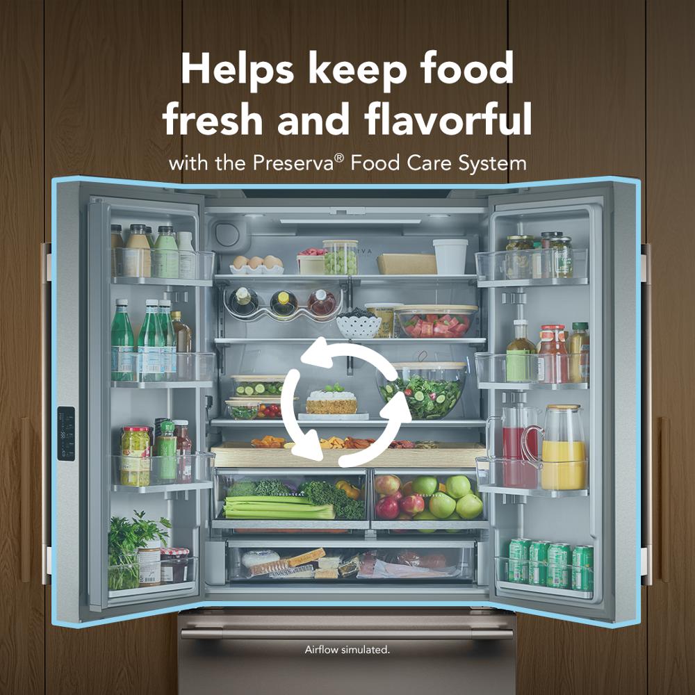 Counter-Depth French Door Refrigerator with Internal Water Dispenser KRFC336SPS