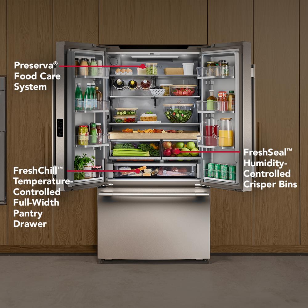 Counter-Depth French Door Refrigerator with Internal Water Dispenser KRFC336SPS