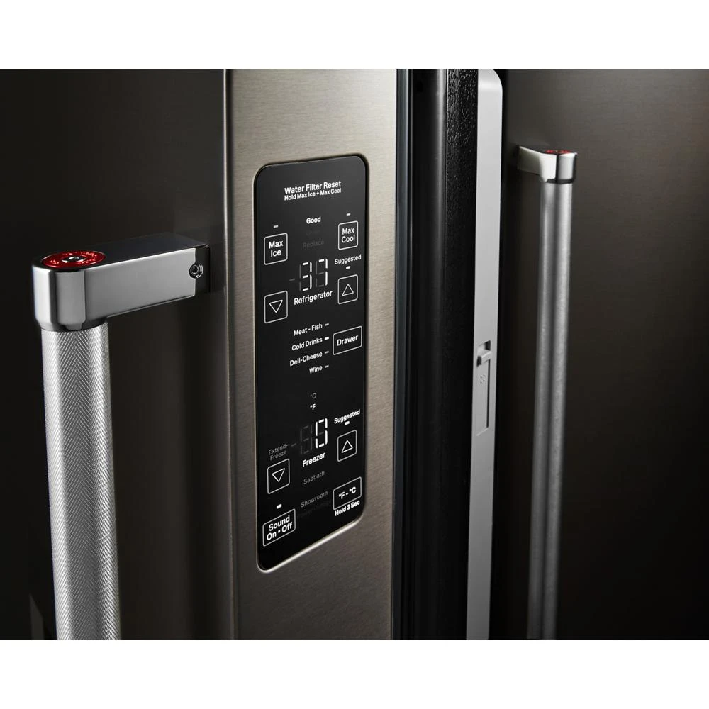 23.8 cu. ft. 36" Counter-Depth French Door Platinum Interior Refrigerator with PrintShield™ Finish view 45