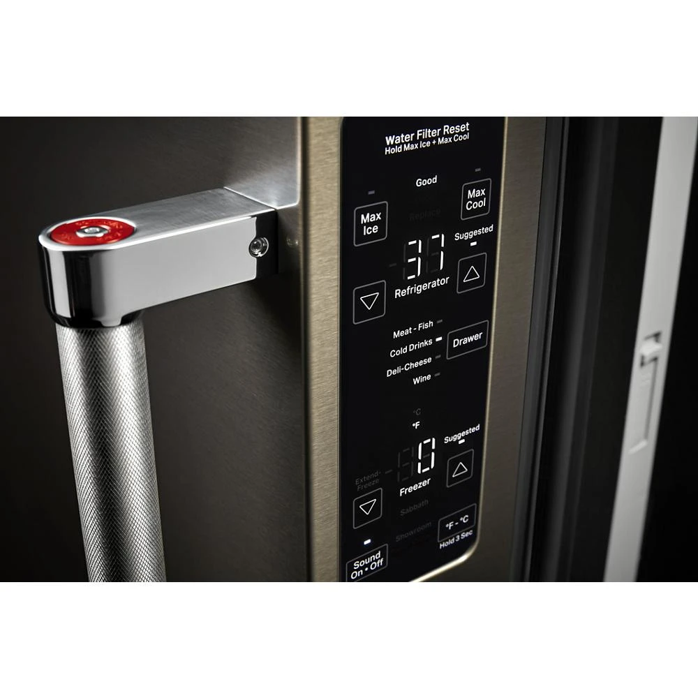 23.8 cu. ft. 36" Counter-Depth French Door Platinum Interior Refrigerator with PrintShield™ Finish view 46