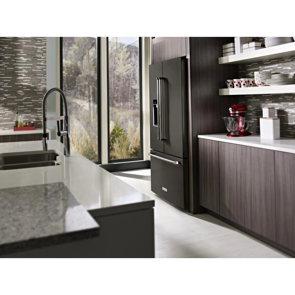 23.8 cu. ft. 36" Counter-Depth French Door Platinum Interior Refrigerator with PrintShield™ Finish view 63