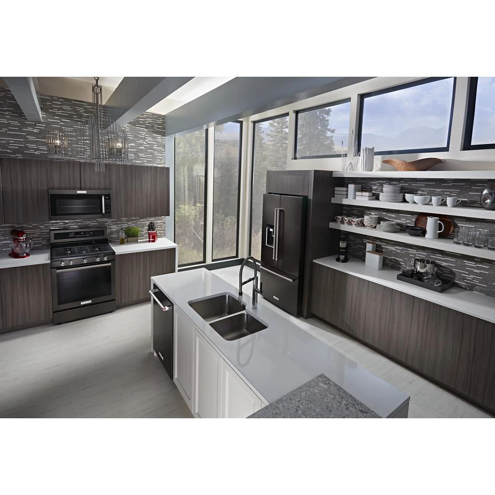 23.8 cu. ft. 36" Counter-Depth French Door Platinum Interior Refrigerator with PrintShield™ Finish view 54