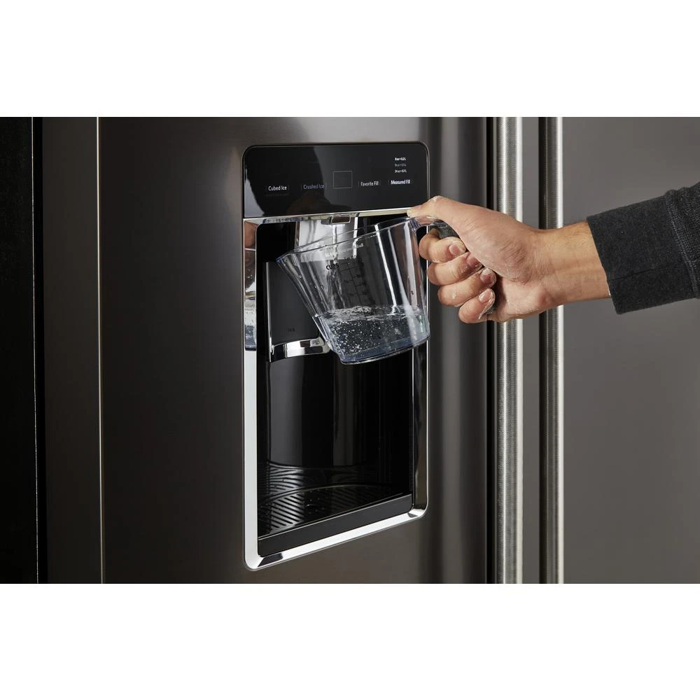 23.8 cu. ft. 36" Counter-Depth French Door Platinum Interior Refrigerator with PrintShield™ Finish view 6