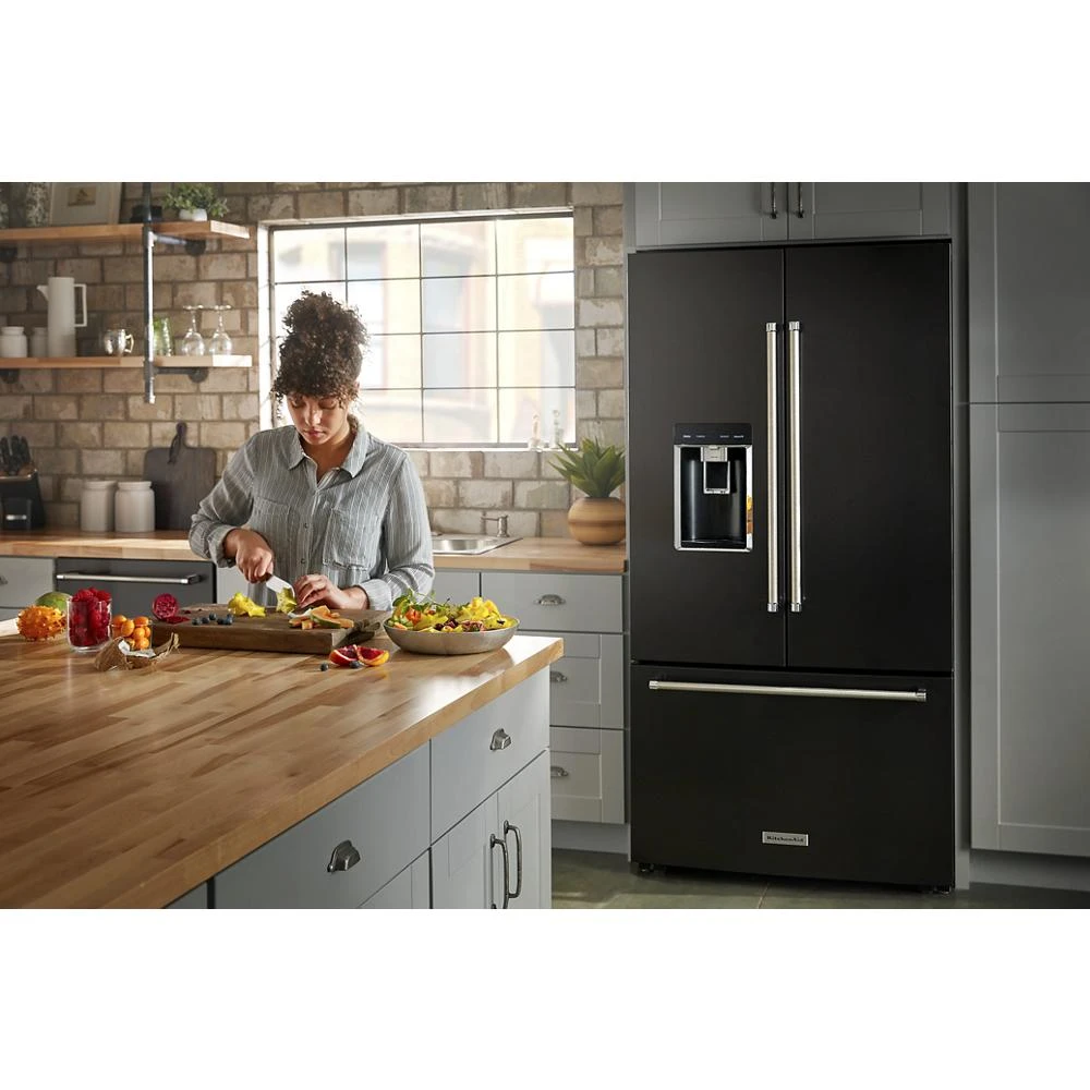 23.8 cu. ft. 36" Counter-Depth French Door Platinum Interior Refrigerator with PrintShield™ Finish view 14