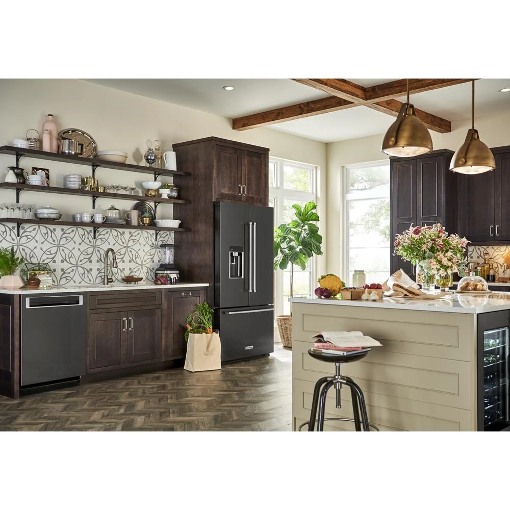 23.8 cu. ft. 36" Counter-Depth French Door Platinum Interior Refrigerator with PrintShield™ Finish view 15