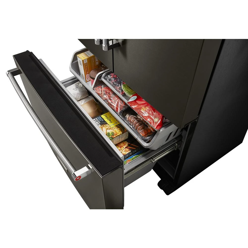 23.8 cu. ft. 36" Counter-Depth French Door Platinum Interior Refrigerator with PrintShield™ Finish view 23