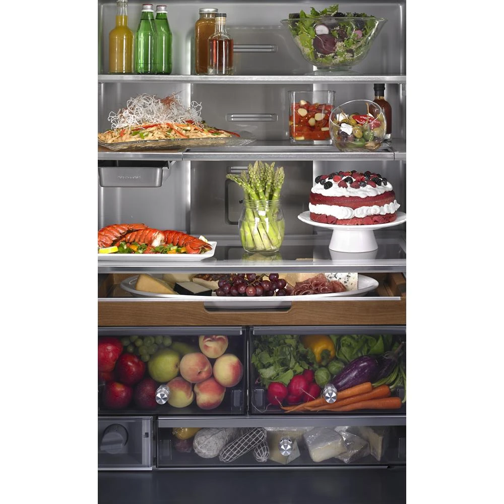 23.8 cu. ft. Counter-Depth French Door Platinum Interior Refrigerator with PrintShield™ Finish view 71