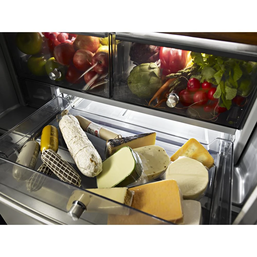 23.8 cu. ft. Counter-Depth French Door Platinum Interior Refrigerator with PrintShield™ Finish view 69