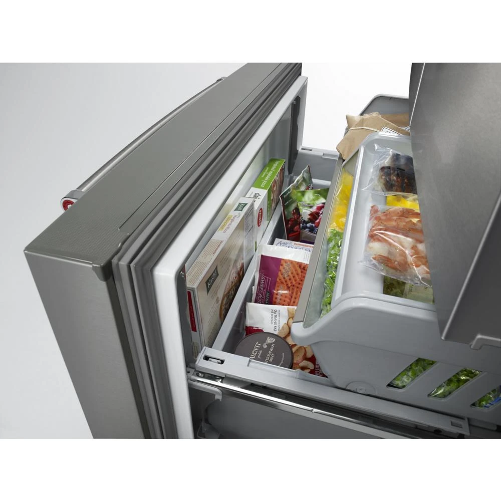 23.8 cu. ft. Counter-Depth French Door Platinum Interior Refrigerator with PrintShield™ Finish view 61
