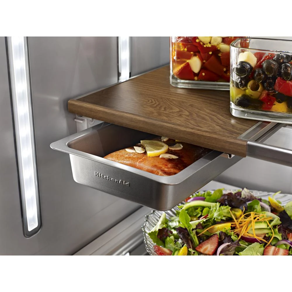 23.8 cu. ft. Counter-Depth French Door Platinum Interior Refrigerator with PrintShield™ Finish view 56