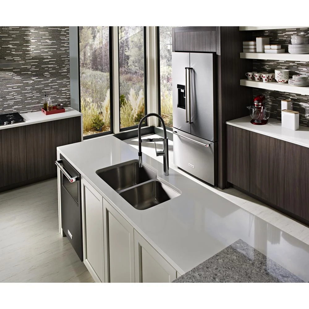 23.8 cu. ft. Counter-Depth French Door Platinum Interior Refrigerator with PrintShield™ Finish view 75