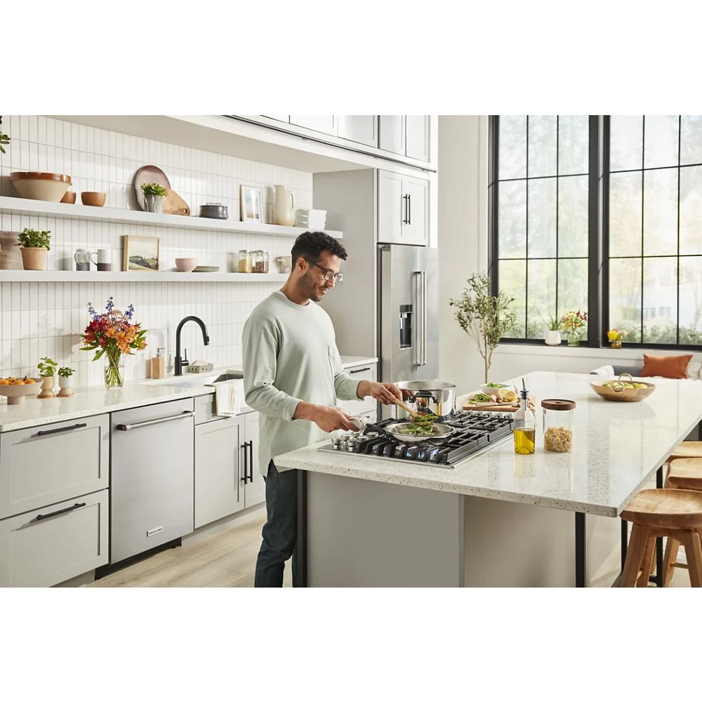23.8 cu. ft. Counter-Depth French Door Platinum Interior Refrigerator with PrintShield™ Finish view 2