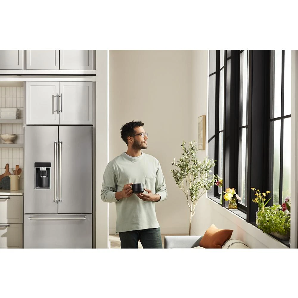 23.8 cu. ft. Counter-Depth French Door Platinum Interior Refrigerator with PrintShield™ Finish view 11