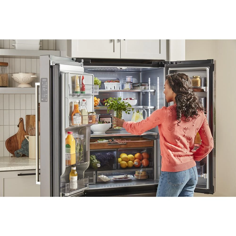 23.8 cu. ft. Counter-Depth French Door Platinum Interior Refrigerator with PrintShield™ Finish view 10