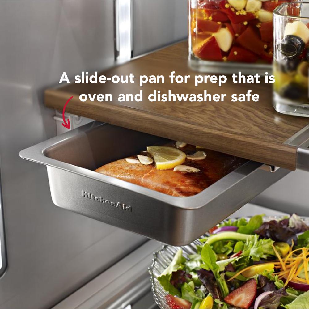 23.8 cu. ft. Counter-Depth French Door Platinum Interior Refrigerator with PrintShield™ Finish view 7
