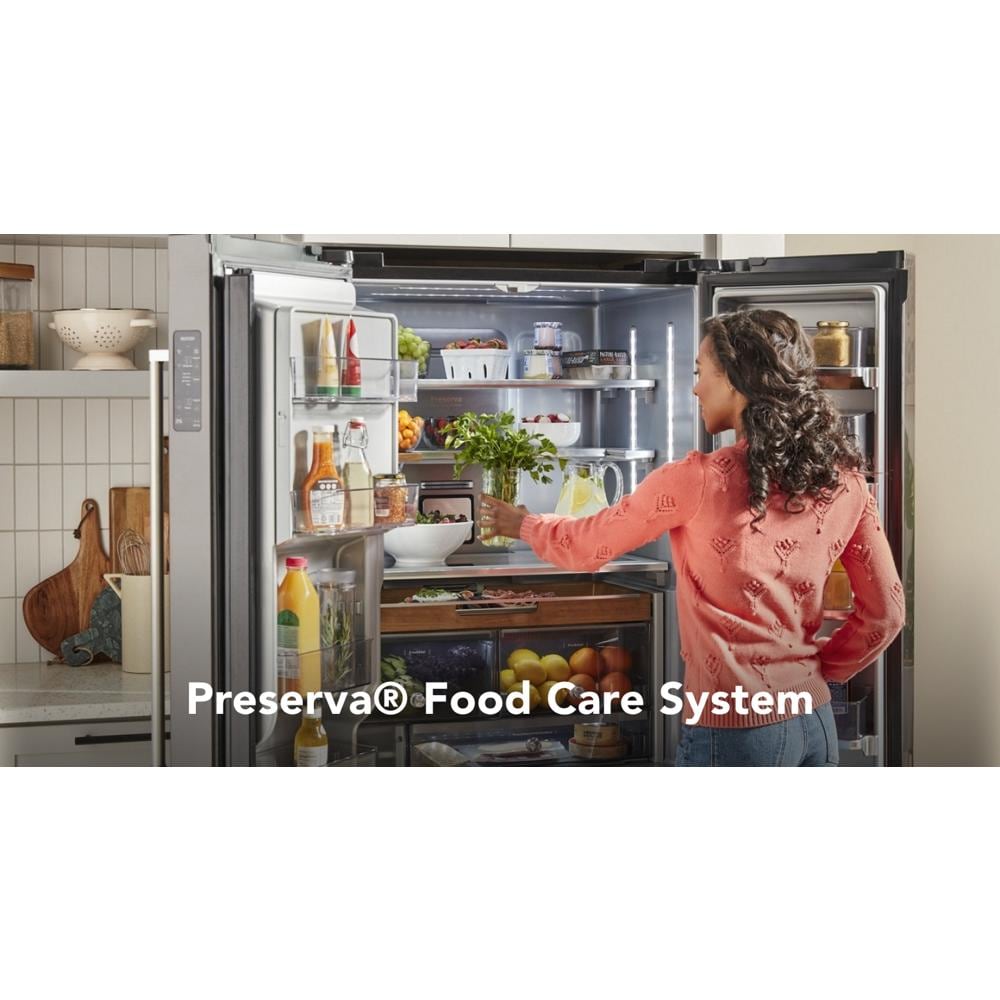 23.8 cu. ft. Counter-Depth French Door Platinum Interior Refrigerator with PrintShield™ Finish view 24
