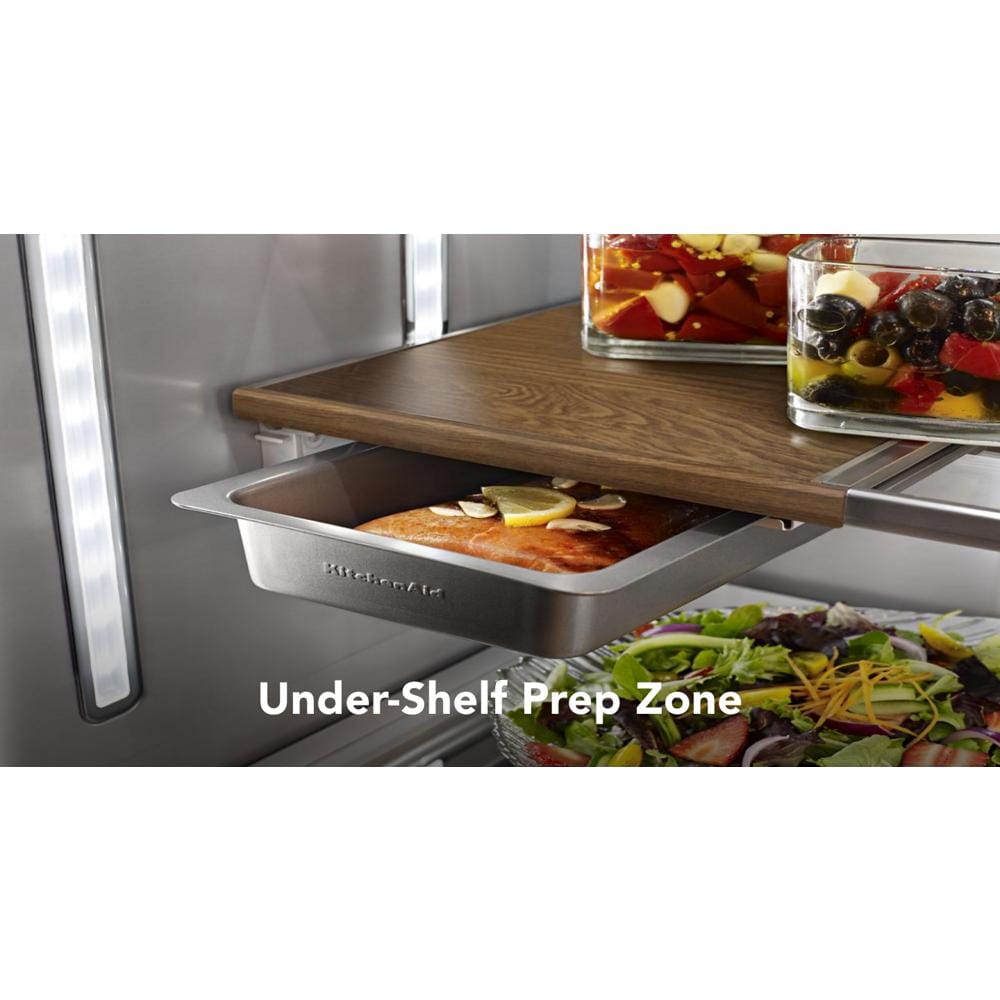 23.8 cu. ft. Counter-Depth French Door Platinum Interior Refrigerator with PrintShield™ Finish view 43