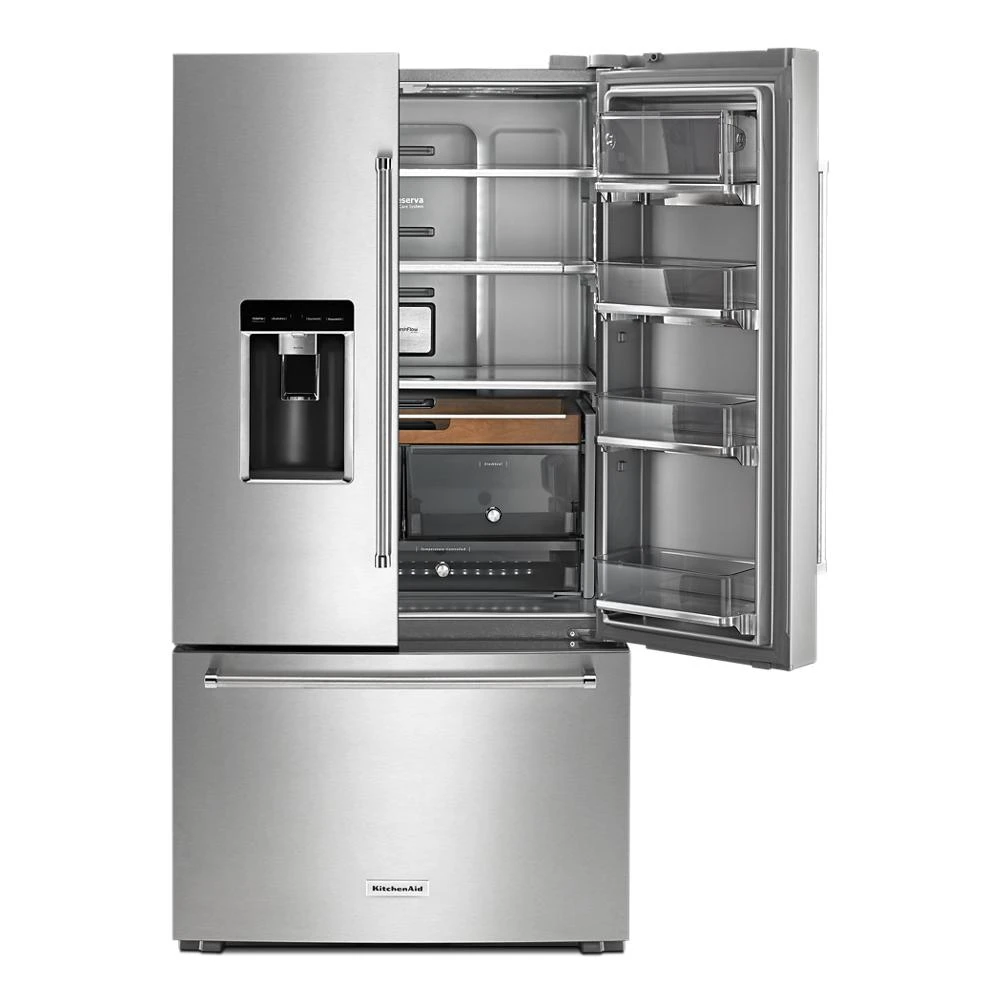 23.8 cu. ft. Counter-Depth French Door Platinum Interior Refrigerator with PrintShield™ Finish view 38