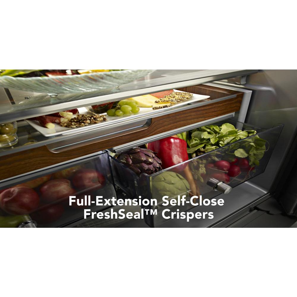 23.8 cu. ft. Counter-Depth French Door Platinum Interior Refrigerator with PrintShield™ Finish view 34