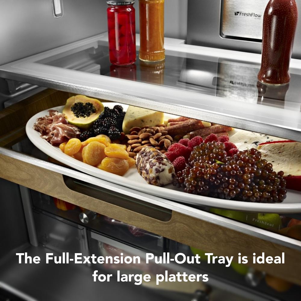 23.8 cu. ft. Counter-Depth French Door Platinum Interior Refrigerator with PrintShield™ Finish view 30
