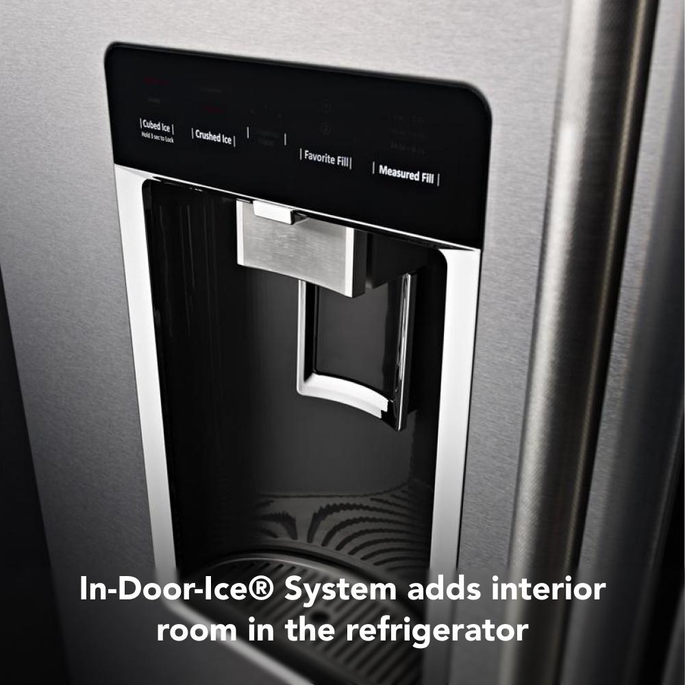 23.8 cu. ft. Counter-Depth French Door Platinum Interior Refrigerator with PrintShield™ Finish view 28
