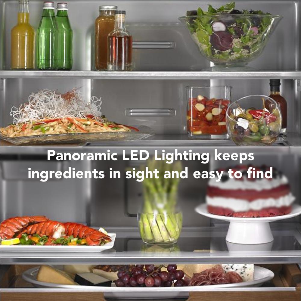 23.8 cu. ft. Counter-Depth French Door Platinum Interior Refrigerator with PrintShield™ Finish view 97