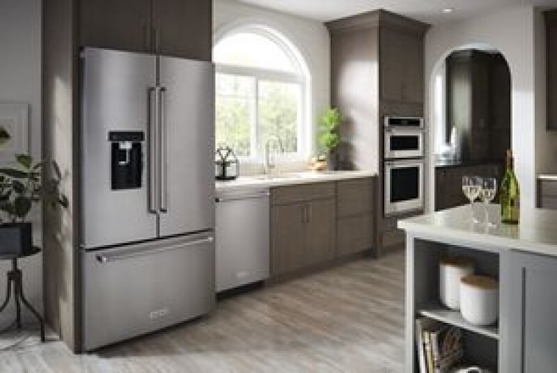 23.8 cu. ft. 36" Counter-Depth French Door Platinum Interior Refrigerator KRFC704FSS