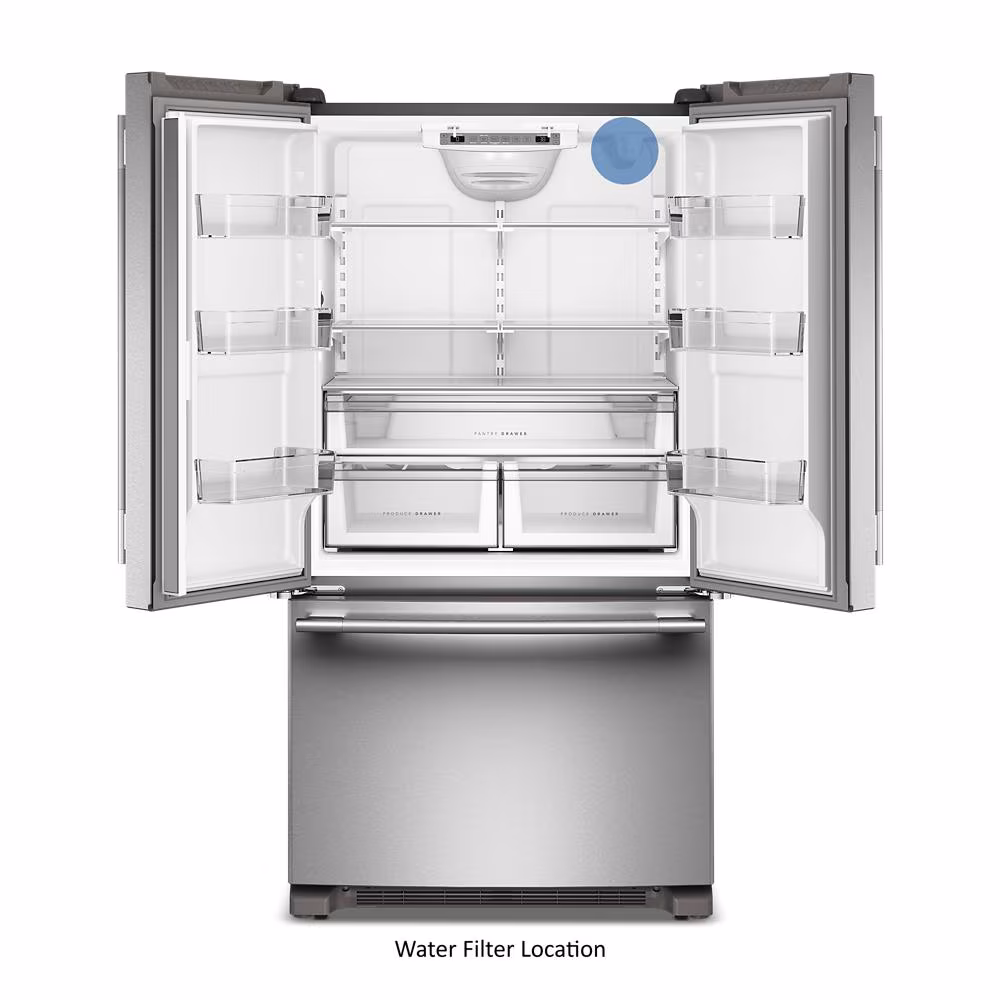 25 Cu. Ft. 36-Inch Standard-Depth French Door Refrigerator with Internal Water Dispenser view 8