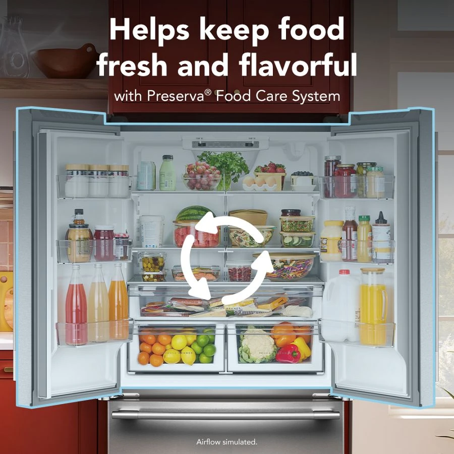 25 Cu. Ft. 36-inch Standard-depth French Door Refrigerator With Internal Water Dispenser KRFF136SPS