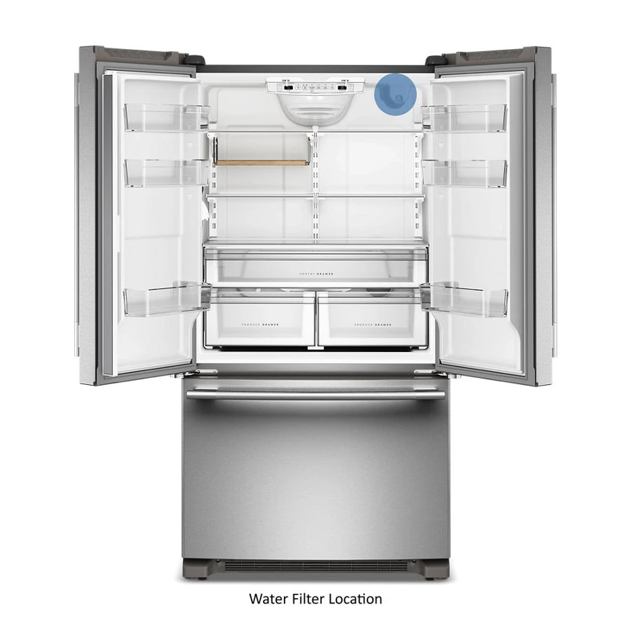 25 Cu. Ft. 36-inch Standard-depth French Door Refrigerator With Internal Water Dispenser KRFF136SPS