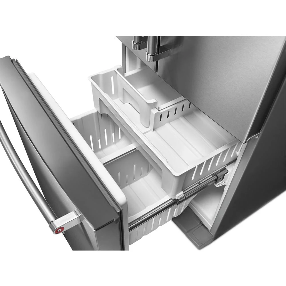 20 cu. Ft. 30-Inch Width Standard Depth French Door Refrigerator with Interior Dispense KRFF300ESS