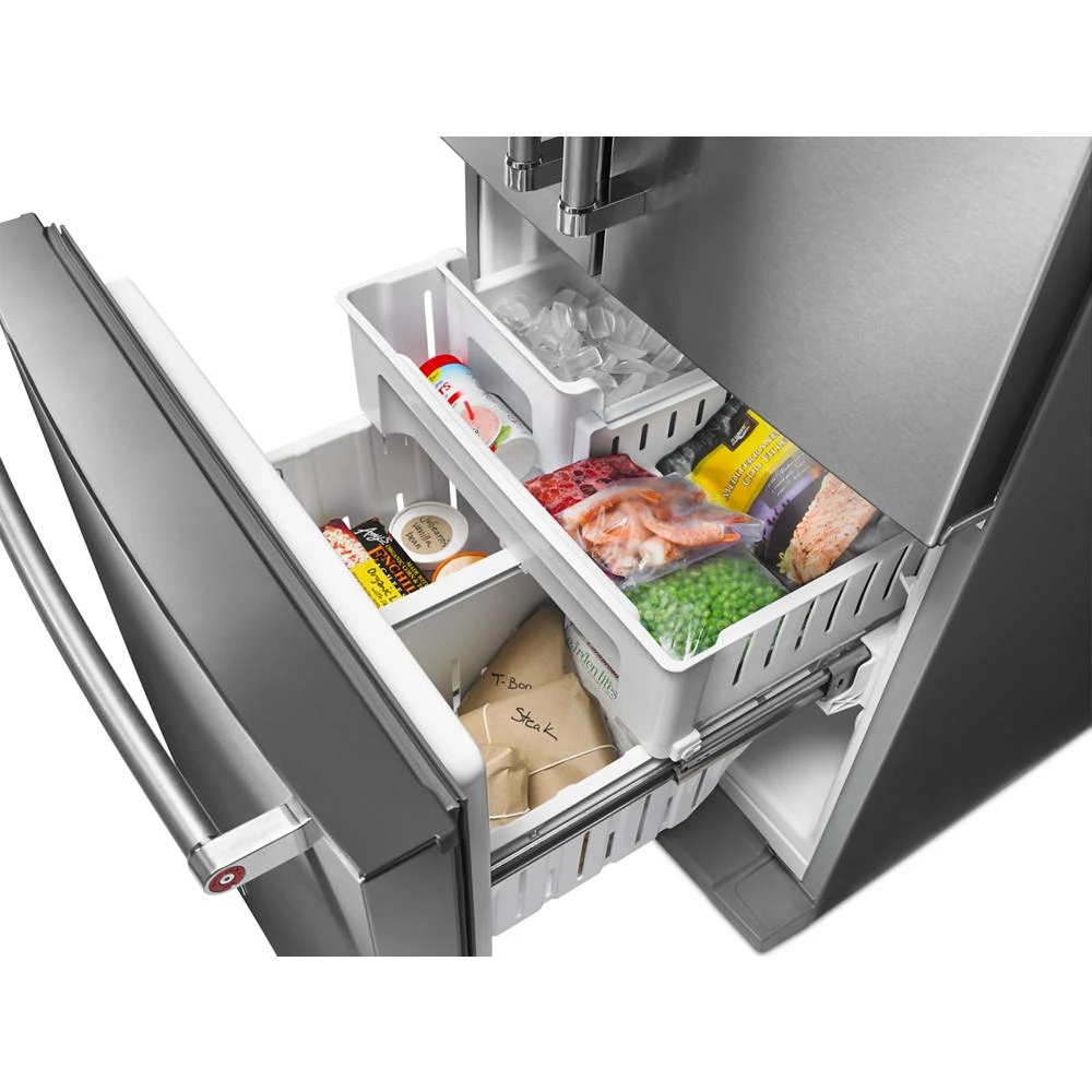 20 cu. Ft. 30-Inch Width Standard Depth French Door Refrigerator with Interior Dispense KRFF300ESS