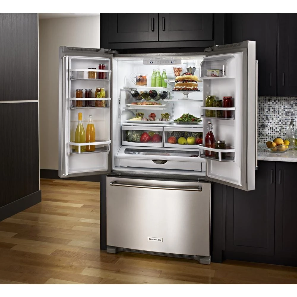 25 Cu. Ft. 36-Width Standard Depth French Door Refrigerator with Interior Dispense view 7
