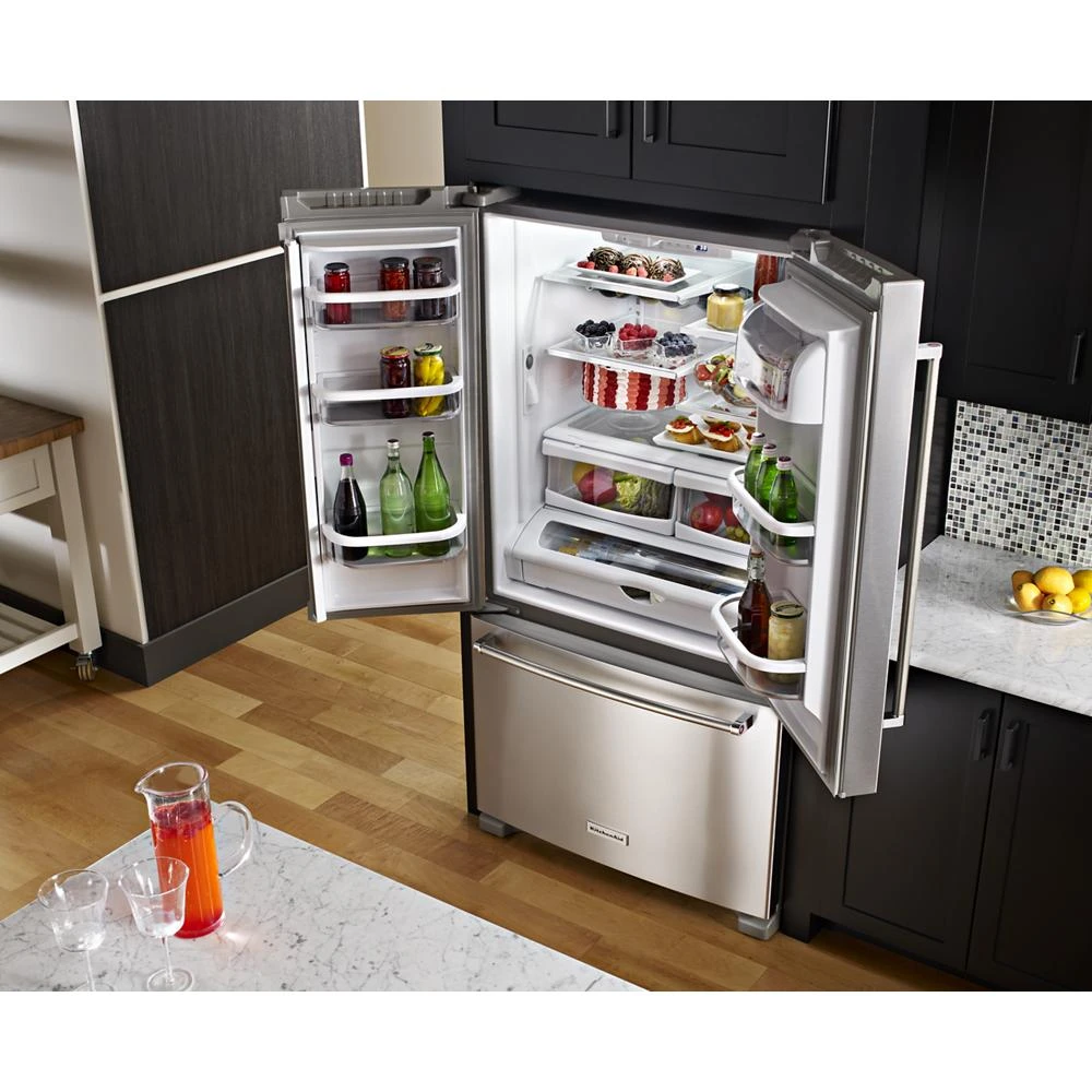25 Cu. Ft. 36-Width Standard Depth French Door Refrigerator with Interior Dispense view 5