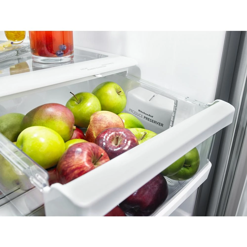 25 Cu. Ft. 36-Width Standard Depth French Door Refrigerator with Interior Dispense view 4