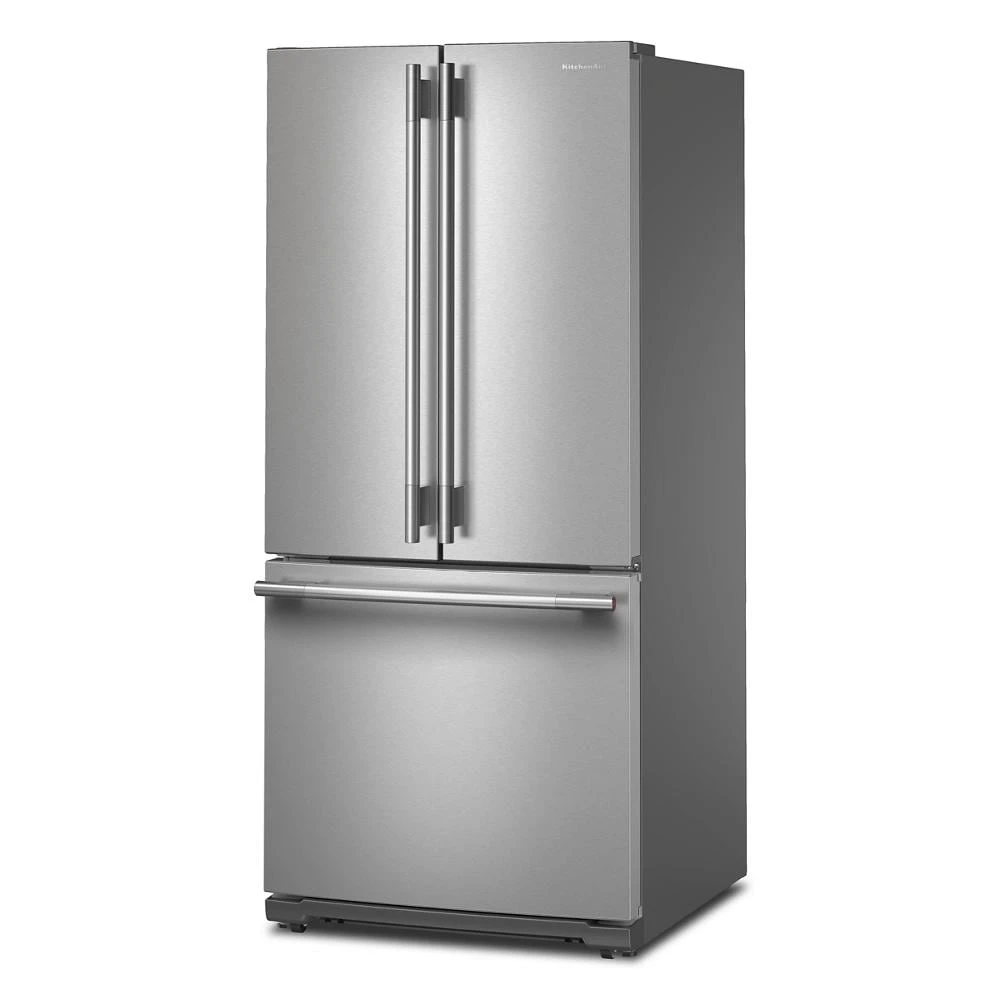 20 cu. Ft. 30-Inch Width Standard Depth French Door Refrigerator with PrintShield® Finish and Interior Dispense view 3
