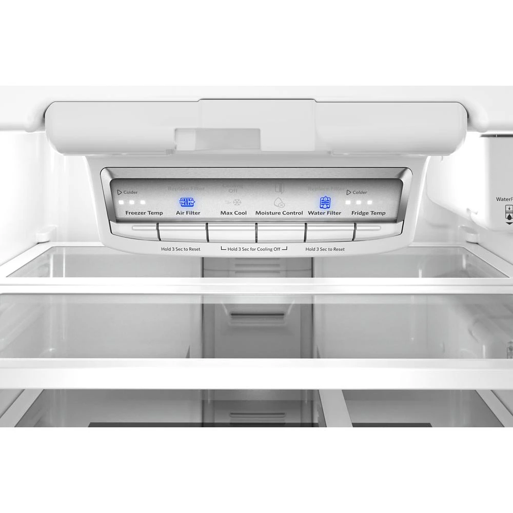 20 cu. Ft. 30-Inch Width Standard Depth French Door Refrigerator with PrintShield® Finish and Interior Dispense view 6